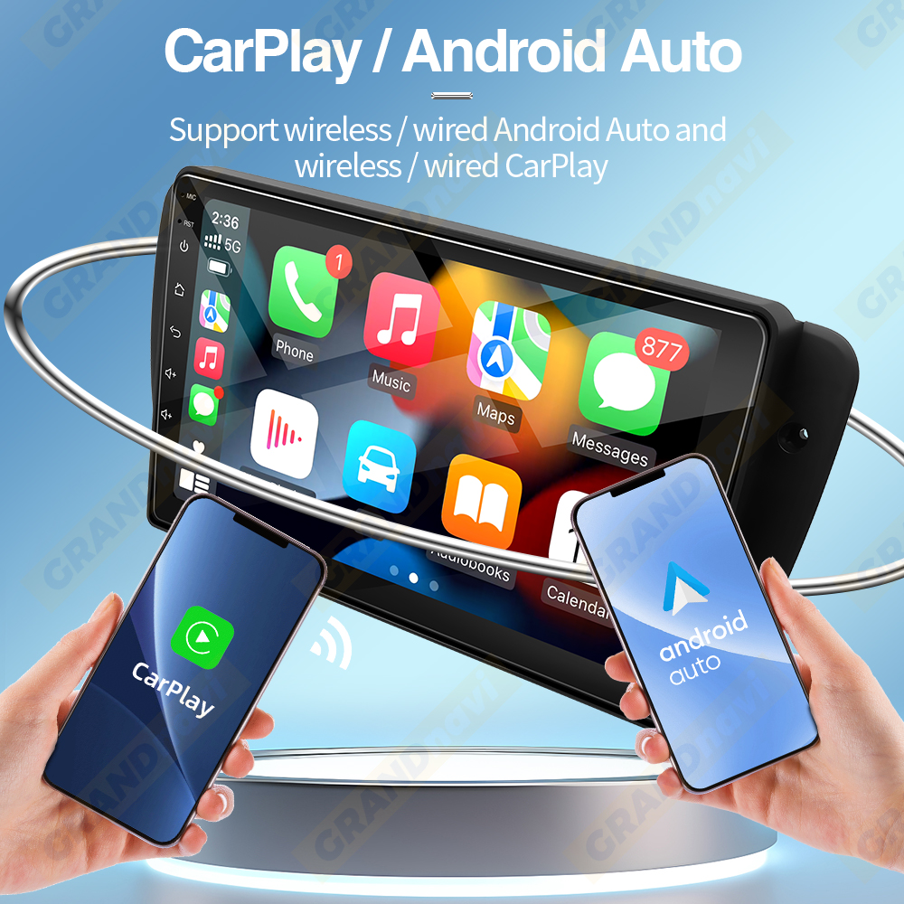 Android 13.0 Car Radio for Seat Ibiza 9 inch CarPlay Android Auto GPS Navigation Multimedia Player Bluetooth WiFi USB