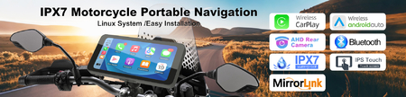 Marine Stereo, Motorcycle Portable Navigation, CarPlay Adapter, For Volkswagen Car Radio, Promotion - Grand New Material (shenzhen) Co., Ltd.