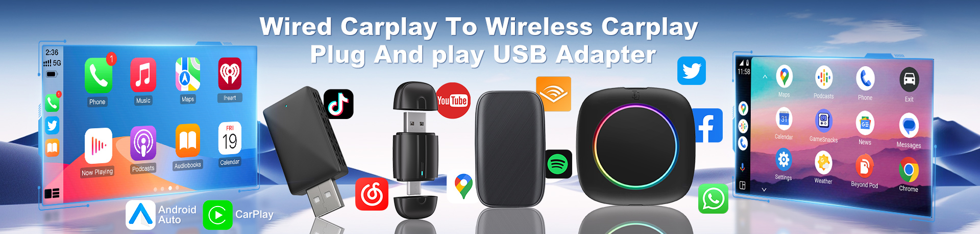 Marine Stereo, Motorcycle Portable Navigation, CarPlay Adapter, For Volkswagen Car Radio, Promotion - Grand New Material (shenzhen) Co., Ltd.