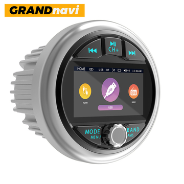 GRANDnavi Waterproof Bluetooth USB Marine Stereo AM FM Boat Stereo System Head Unit