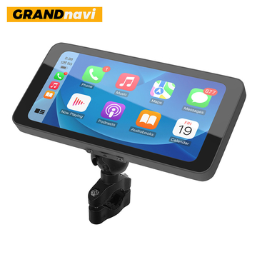 6.3inch Motorcycle CarPlay Android Auto Navigation Display Dual BT Music Waterproof Loop recording For Motorcycle