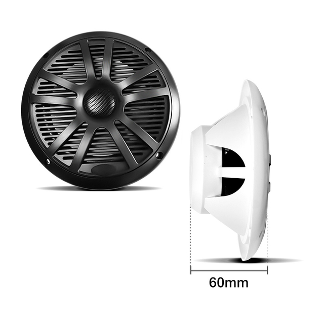 New Arrival OEM ODM 6.5 inch marine speaker waterproof 200W watersports marine audio speaker with RGB light for boat yacht